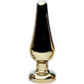Precious Metals Gold Jewelled Anal Plug